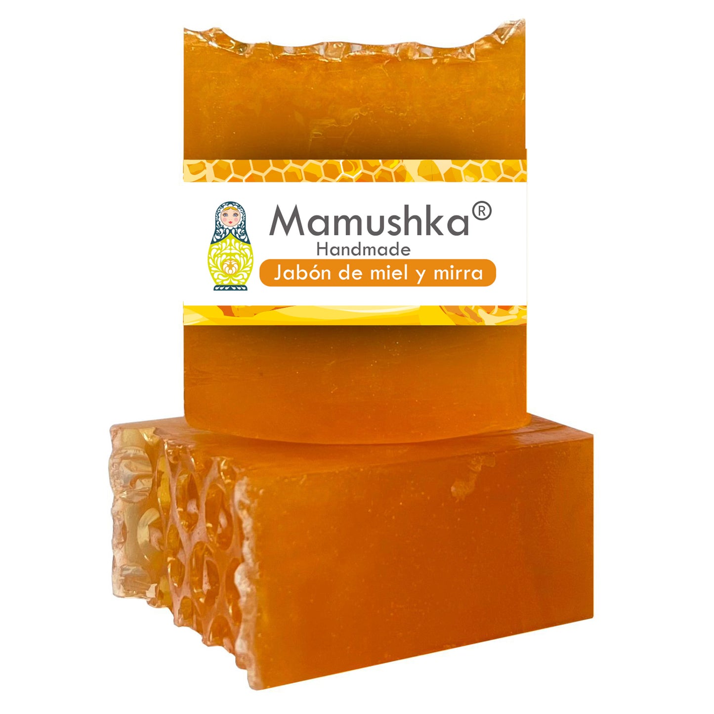 Jabón Artesanal Miel y Mirra Mamushka