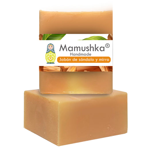 Jabón De Sándalo Y Mirra Mamushka