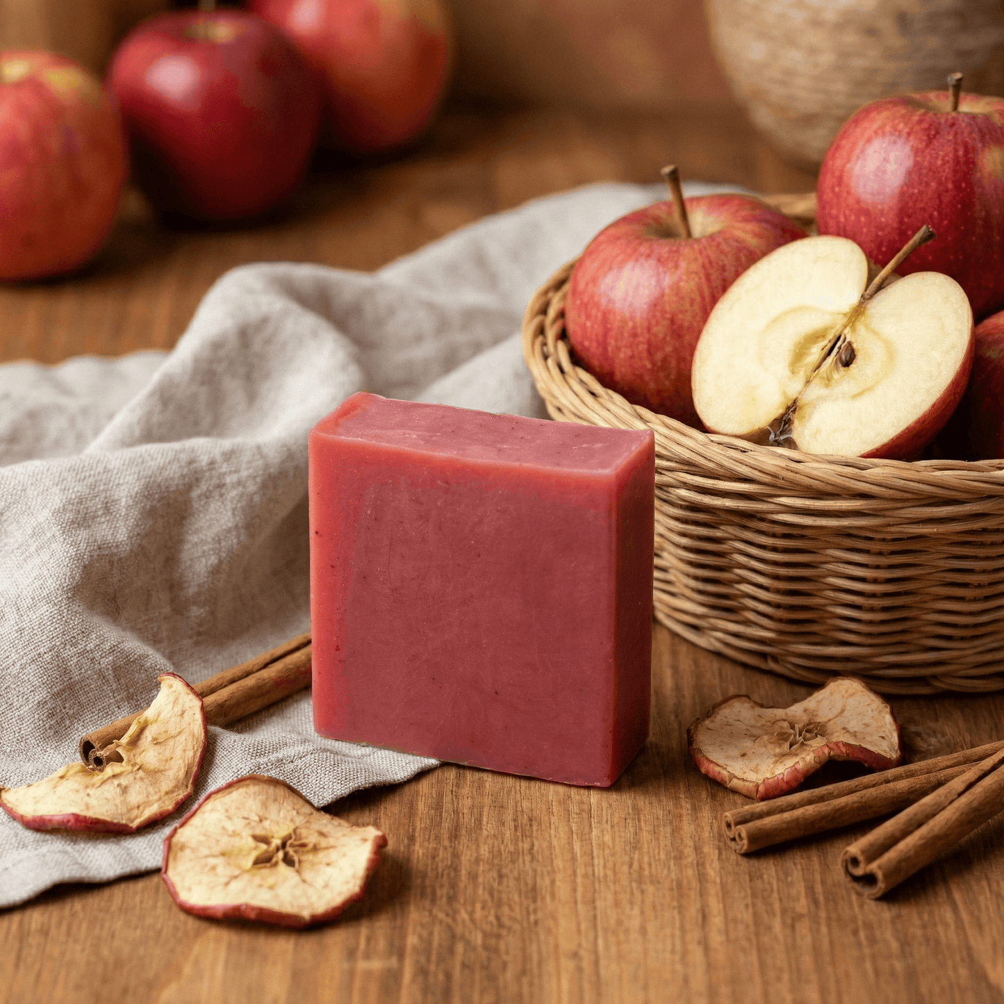 Jabón Artesanal Manzana Canela Mamushka