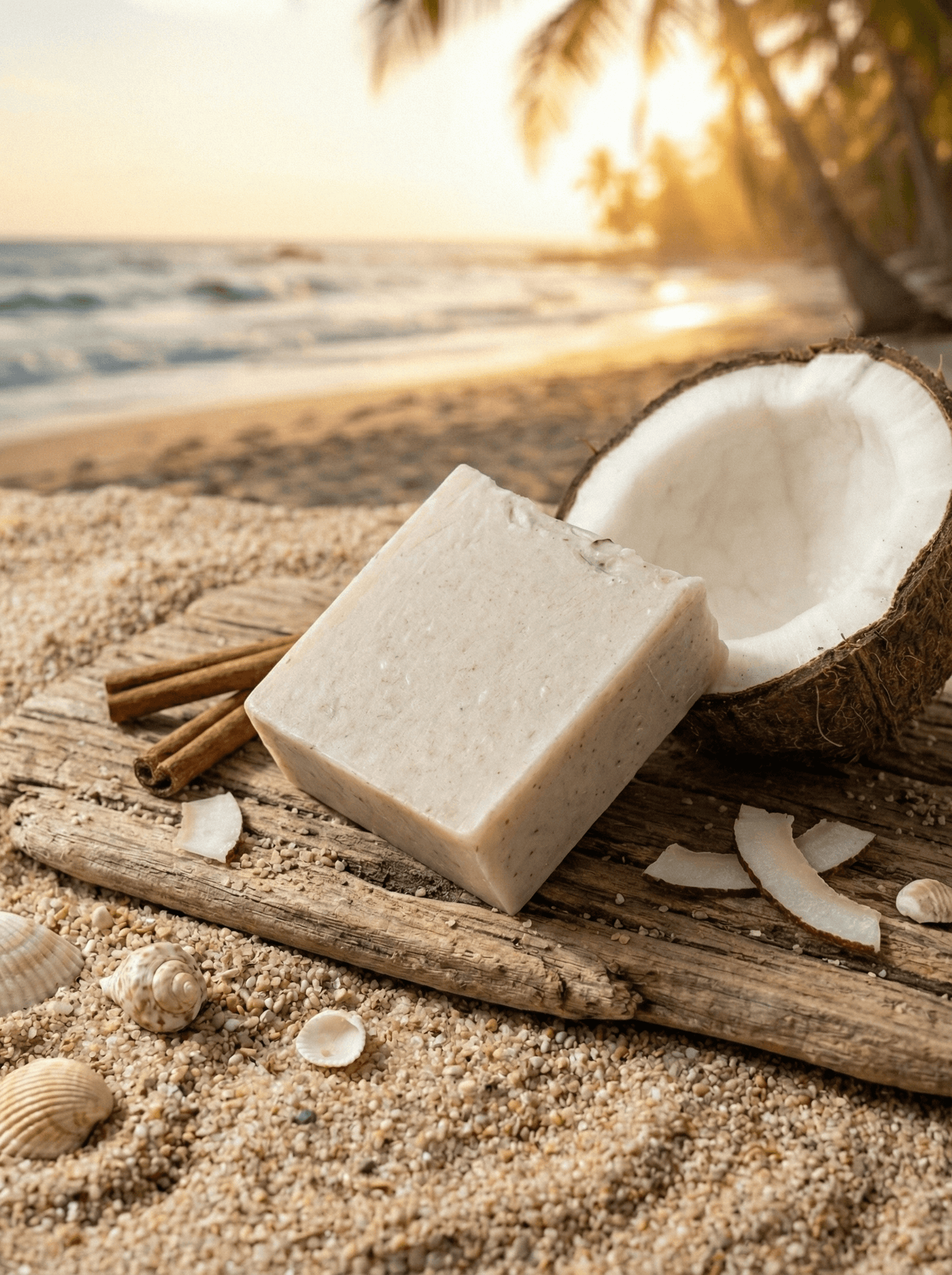 Jabón Artesanal Coco Y Canela Mamushka