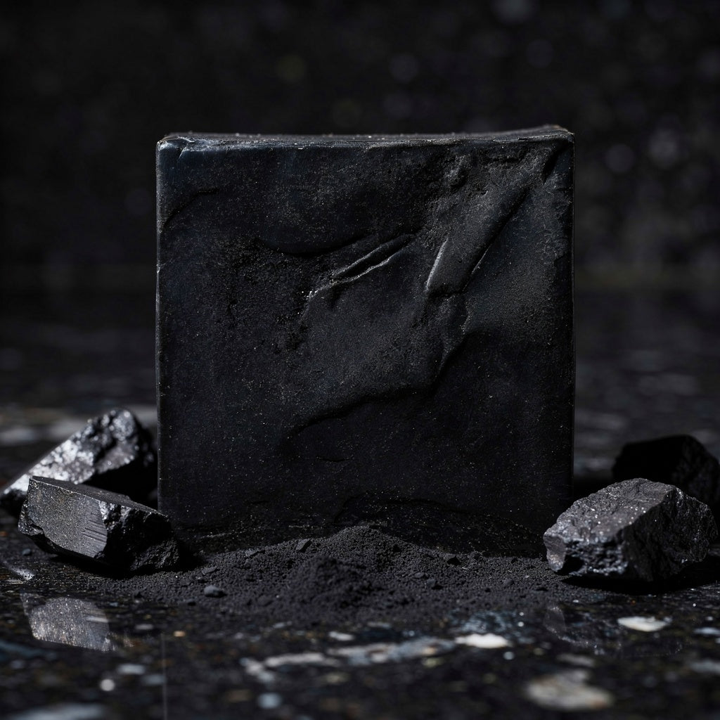 Jabón Artesanal Carbon Activado Y Algas Marinas Mamushka