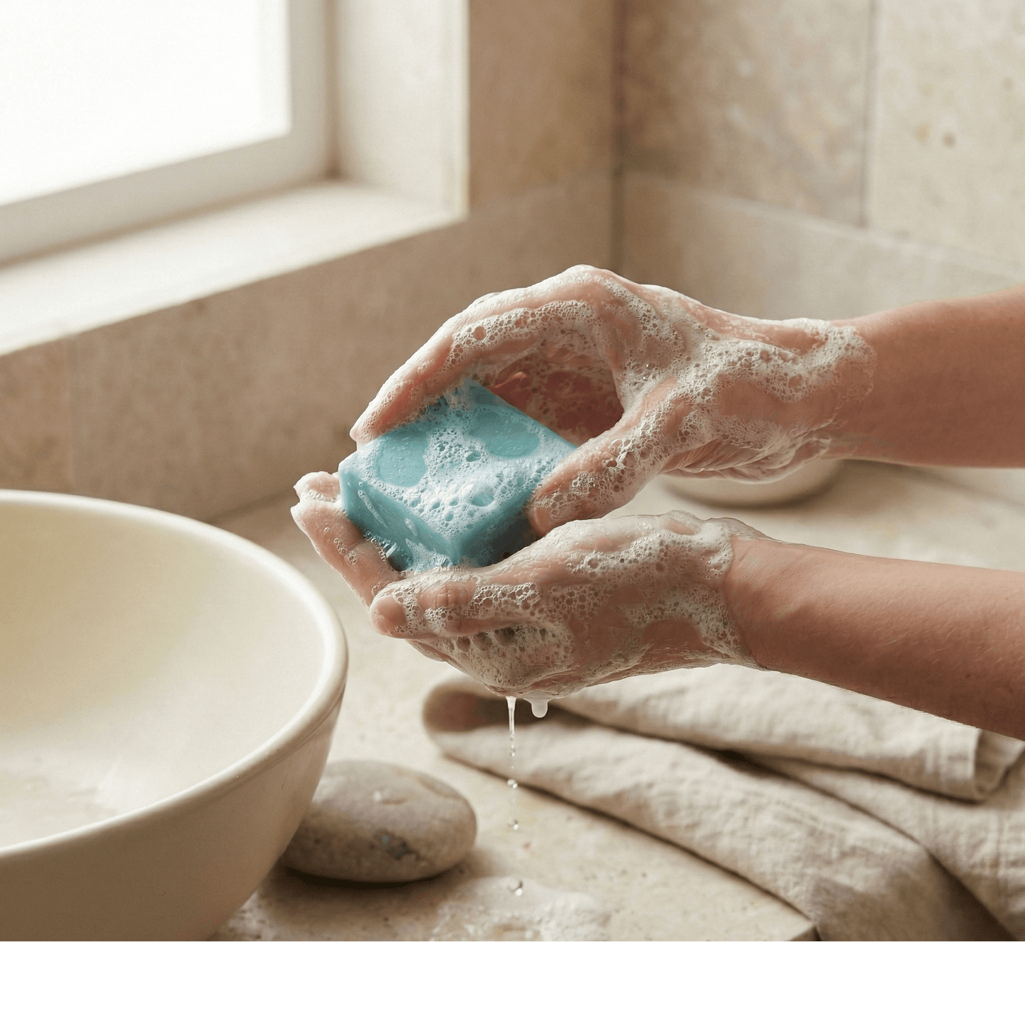 Jabón Artesanal Eucaliptus y Menta Mamushka