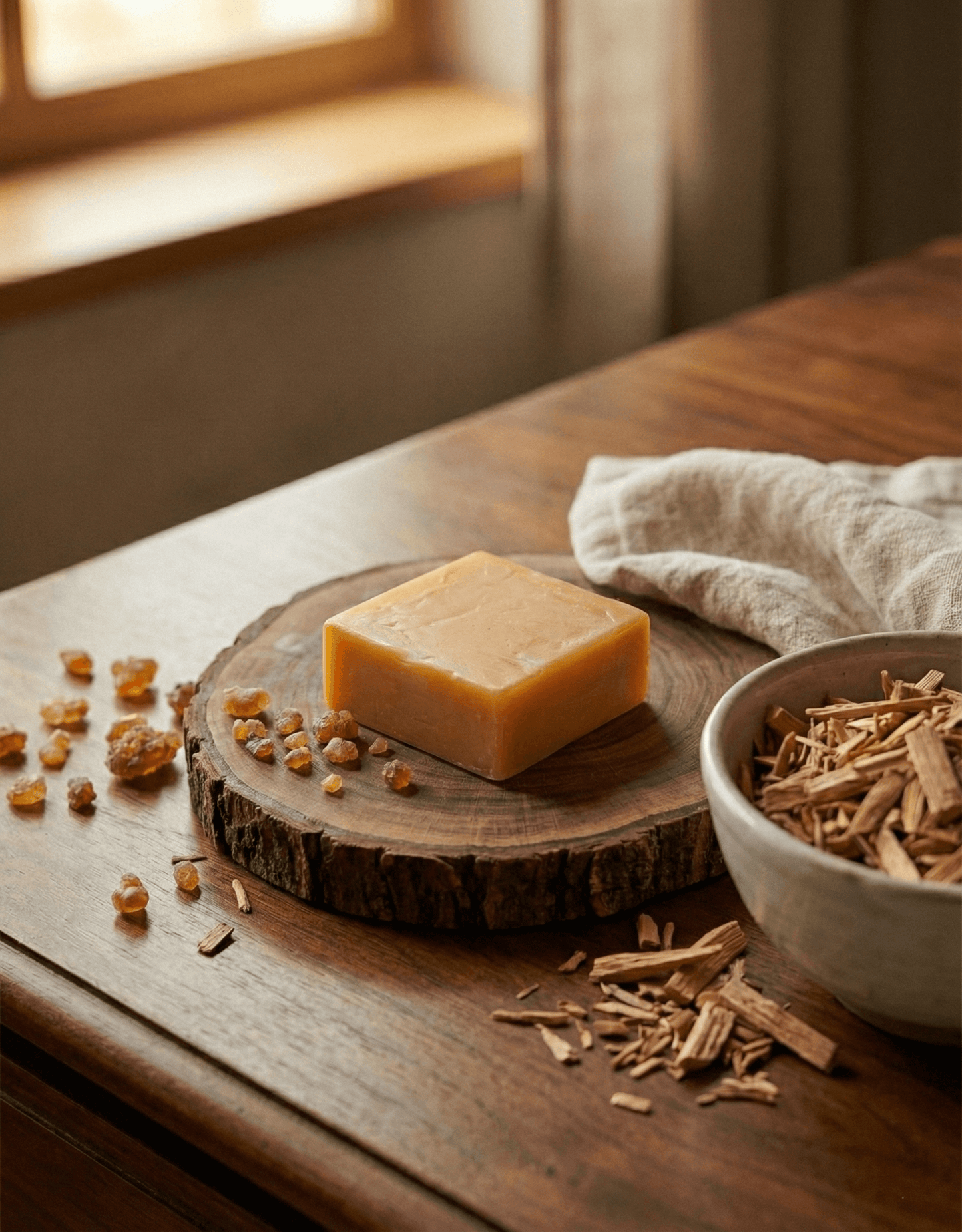 Jabón De Sándalo Y Mirra Mamushka