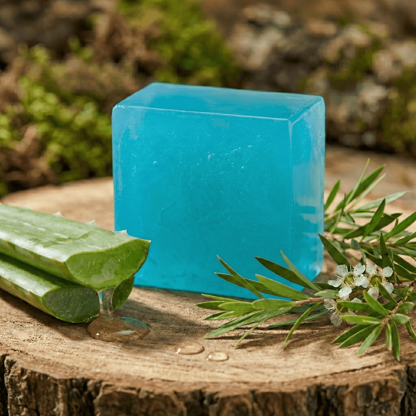 Jabón Artesanal Aloe Vera Y Árbol De Té Mamushka