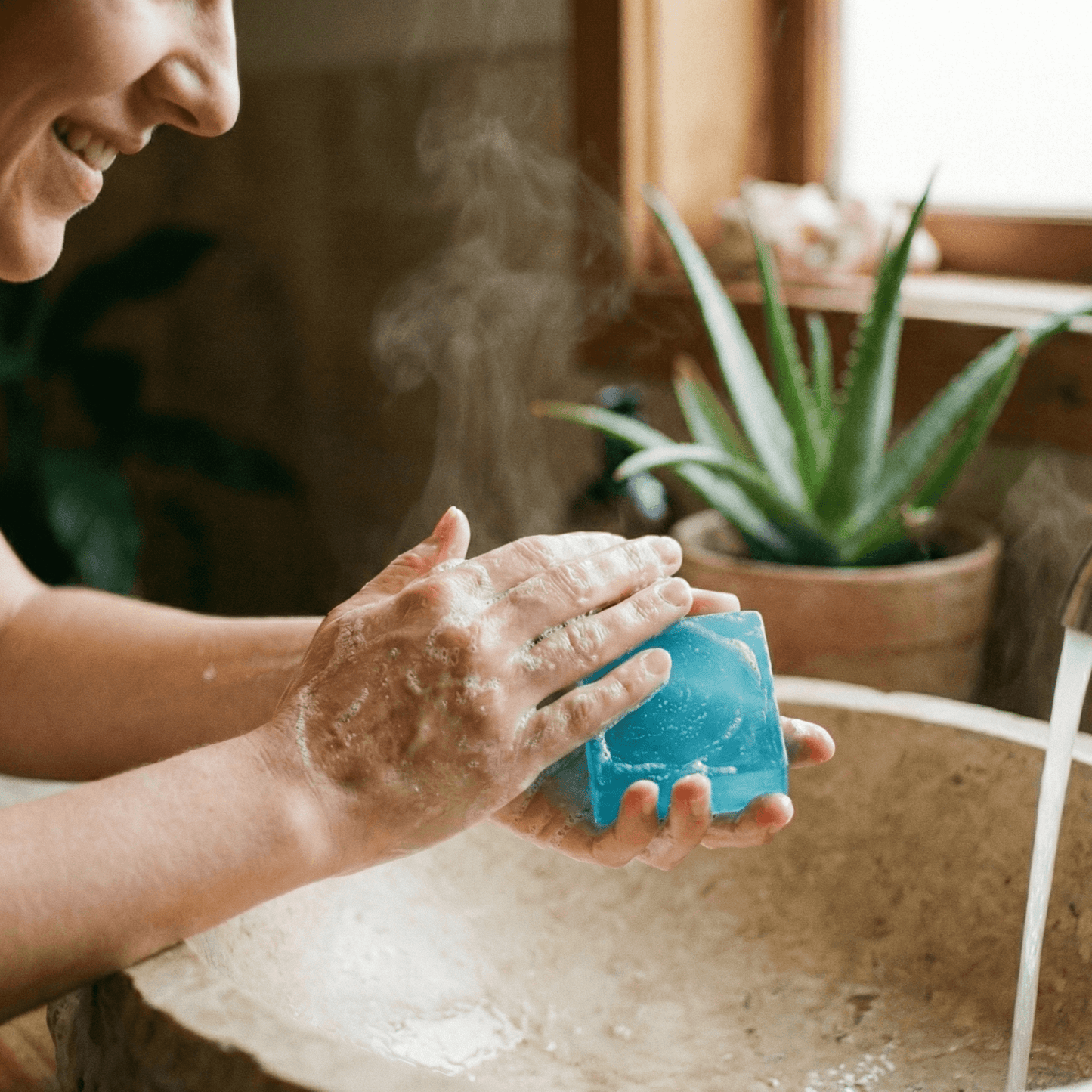 Jabón Artesanal Aloe Vera Y Árbol De Té Mamushka