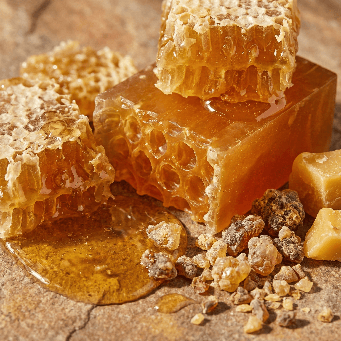 Jabón Artesanal Miel y Mirra Mamushka